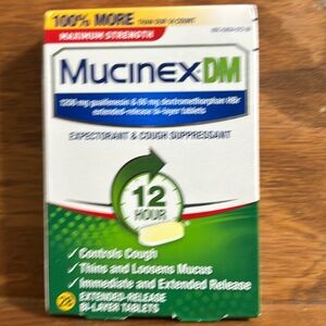 MucinexDM 1200mg 12 Hour